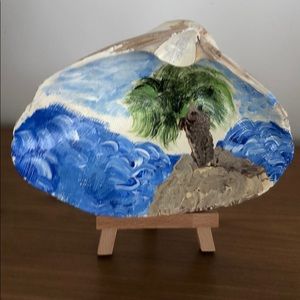 Seashell hand painted